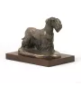 Cesky Terrier, Czech Terrier, Bohemian Terrier - dog statue, figurine for office, trophy for dog show by Art-Dog brand