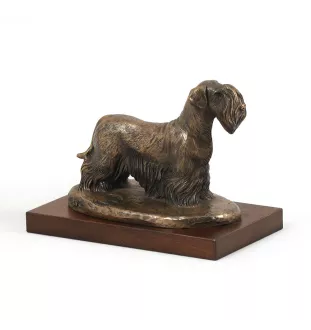 Tschechischer Terrier,   Böhmischer Terrier, Český Teriér - Hundestatue, Figur für Büro, Trophäe für Hundeausstellung von Art-Dog brand