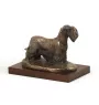 Cesky Terrier, Czech Terrier, Bohemian Terrier - dog statue, figurine for office, trophy for dog show by Art-Dog brand