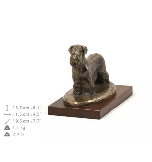 Terrier Tchèque, Cesky Terrier - statue de chien, figurine pour bureau, trophée pour exposition canine par la marque Art-Dog