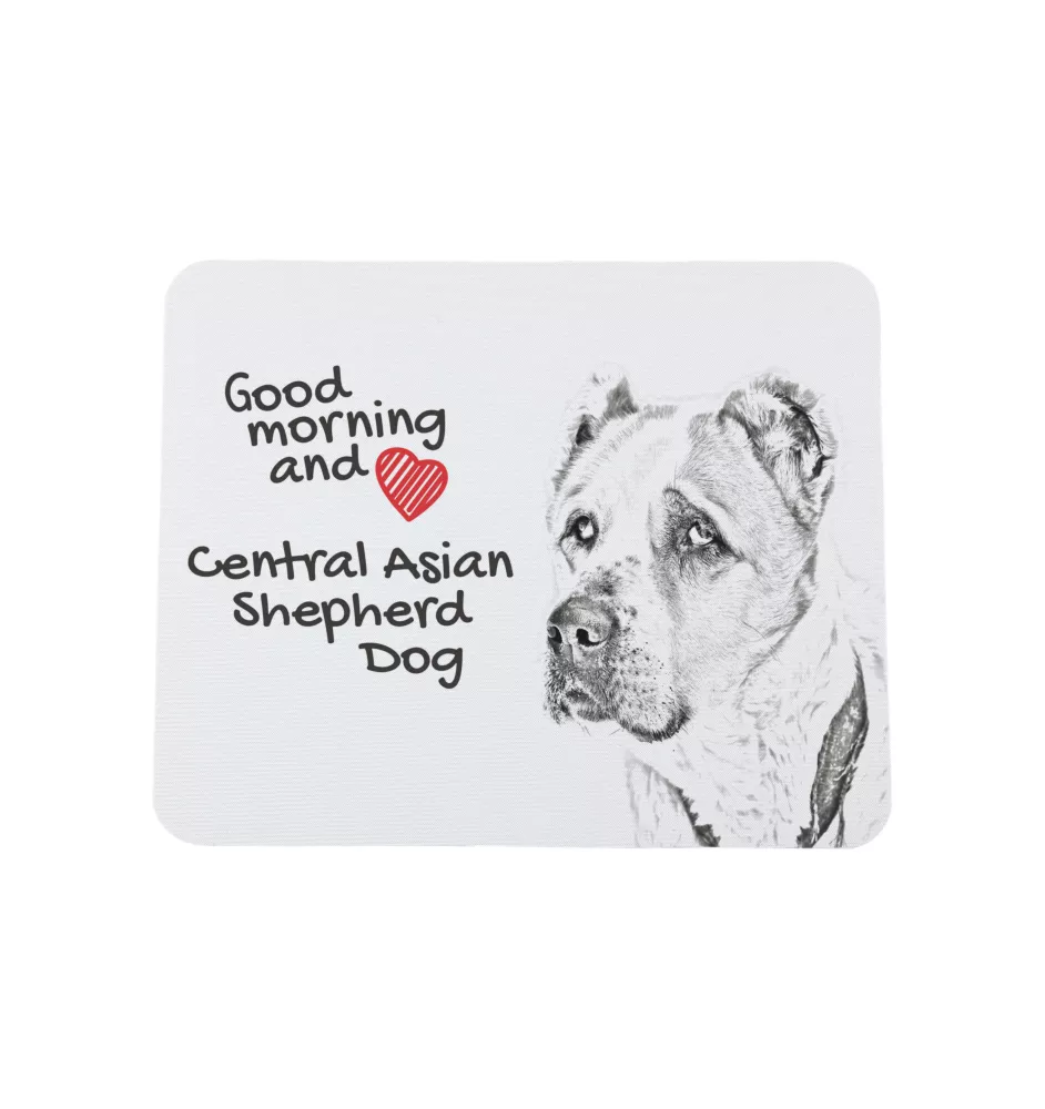 Central Asia Shepherd Dog, Central Asian Shepherd Dog - mouse pad with print, personalized dog-themed mouse pad, unique gadget for an office worker by Art-Dog brand