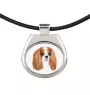 Cavalier King Charles Spaniel naszyjnik geometryczny Art-Dog