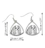 Cavalier King Charles Spaniel - boucles d'oreilles avec chien, boucles d'oreilles pendantes avec photo, bijoux personnalisés avec impression de la marque Art-Dog