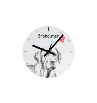 Mittelasiatischer Schäferhund, Zentralasiatischer Owtscharka - Wanduhr mit Hund, Regal Uhr mit Druck, personalisierte Hausdekoration von Art-Dog.