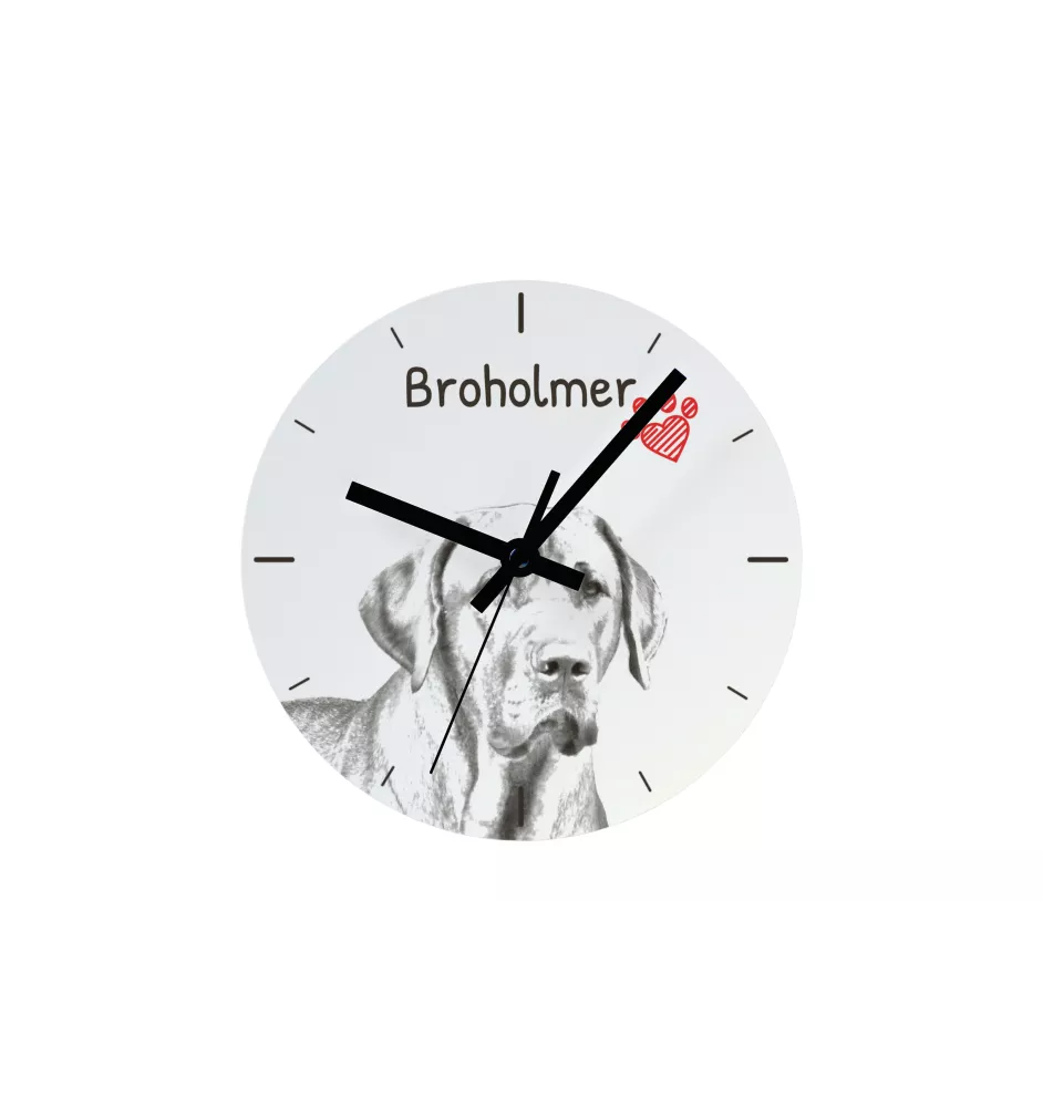 Mittelasiatischer Schäferhund, Zentralasiatischer Owtscharka - Wanduhr mit Hund, Regal Uhr mit Druck, personalisierte Hausdekoration von Art-Dog.