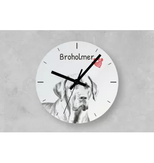 Mittelasiatischer Schäferhund, Zentralasiatischer Owtscharka - Wanduhr mit Hund, Regal Uhr mit Druck, personalisierte Hausdekoration von Art-Dog.