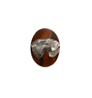 Terier czeski broszka clipring drewniany Art-Dog