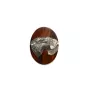 Terrier Tchèque, Cesky Terrier - Broche de concours canin, clip de numéro de départ, épingle à chien par Art-Dog