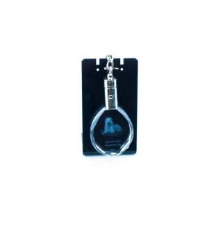 Berger d'Asie Centrale, Sredneasiatskaïa ovtcharka - pendentif avec une photo de chien, porte-clés en cristal dans une boîte cadeau, un cadeau unique par Art-Dog