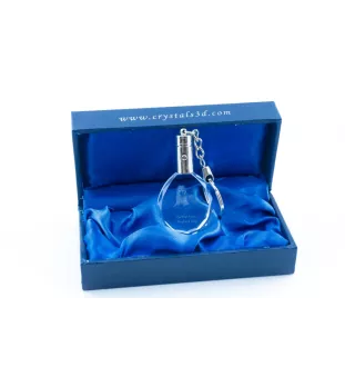 Mittelasiatischer Schäferhund, Zentralasiatischer Owtscharka - Anhänger mit einem Foto eines Hundes, Schlüsselanhänger aus Kristall in einer Geschenkbox, ein einzigartiges Geschenk von Art-Dog