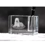 Owczarek środkowoazjatycki penholder kryształowy z psem Art-Dog