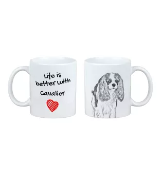 Cavalier King Charles Spaniel - Tasse mit Hund, Tasse mit Bild, personalisiertes Geschenk der Marke Art-Dog
