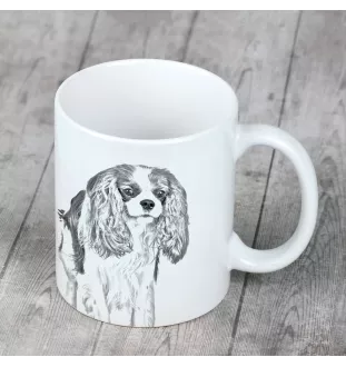 Cavalier King Charles Spaniel - tasse avec chien, une tasse adorable avec une illustration, un cadeau avec votre photo de la marque Art-Dog