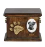 Cesky Terrier, Czech Terrier, Bohemian Terrier - urn for dog ashes, personalized urn with engraving, commemorative box for dog ashes by Art-Dog brand