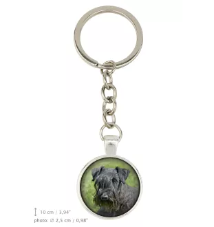 Terrier Tchèque, Cesky Terrier - porte-clés avec votre photo, accessoire pour clés, breloque pour sac de la marque Art-Dog