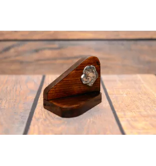 Mittelasiatischer Schäferhund, Zentralasiatischer Owtscharka - Holzkerzenhalter mit Hund, Teelichthalter, Gedenkstätte für den Hund der Marke Art-Dog