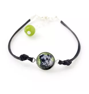 Terrier Tchèque, Cesky Terrier - bracelet avec votre photo faite à la main, bijoux unique de la marque Art-Dog