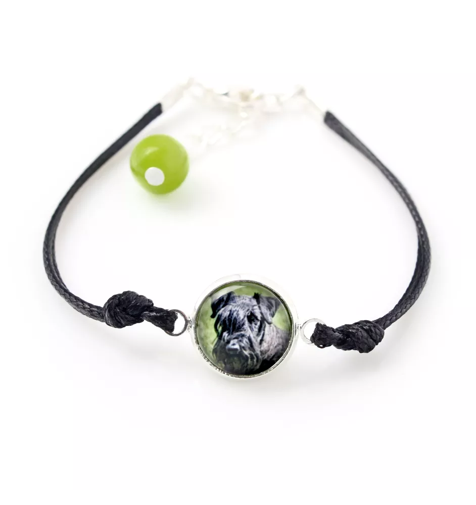 Tschechischer Terrier,   Böhmischer Terrier, Český Teriér - Armband mit Ihrem Foto handgefertigt, einzigartiger Schmuck der Marke Art-Dog