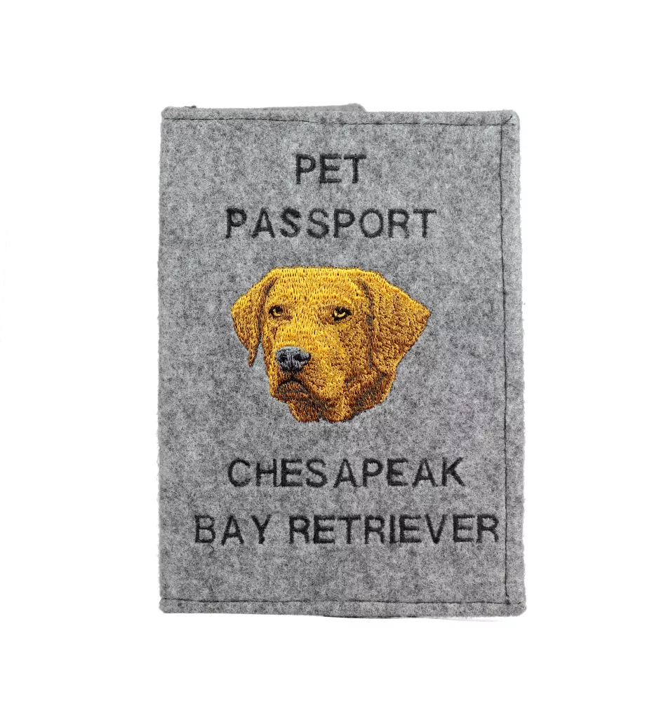 Retriever de la baie de Chesapeake - Porte passeport pour chien, porte document, cadeau pour le voyageur de la marque Art-Dog