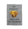 Chesapeake Bay Retriever, Chessie - Dog passport case, document case, gift for the traveller from the Art-Dog brand