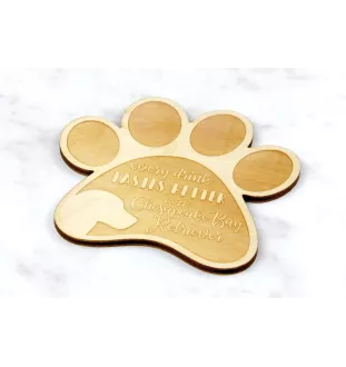 Retriever de la baie de Chesapeake - Sous-verre mug, sous-verre gravé avec chien, cadeau pour amoureux des chiens par la marque Art-Dog