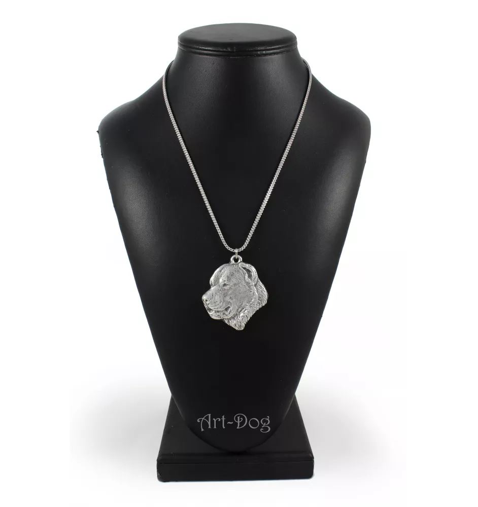 Central Asia Shepherd Dog, Central Asian Shepherd Dog - necklace with a dog, dog pendant on a silver chain, unique jewelry from the Art-Dog brand