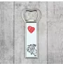 Tschechischer Terrier,   Böhmischer Terrier, Český Teriér - Flaschenöffner mit Hund, personalisierter Flaschenöffner für den Kühlschrank, ein einzigartiges Geschenk für Männer von der Marke Art-Dog