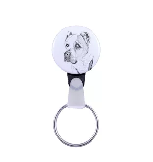 Mittelasiatischer Schäferhund, Zentralasiatischer Owtscharka - Schlüsselanhänger mit dem Bild eines Hundes, Anhänger mit dem eigenen Grafikdesign der Marke Art-Dog