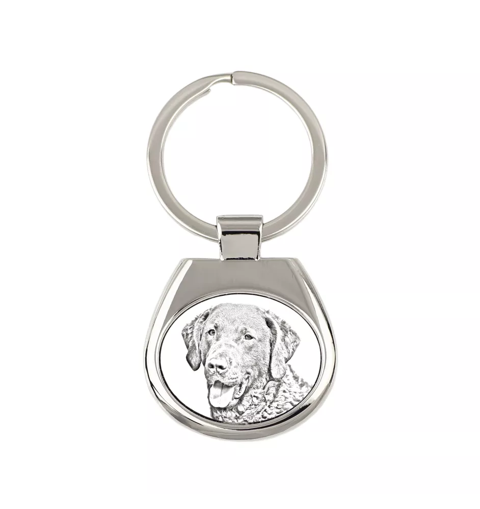 Retriever de la baie de Chesapeake - porte-clés avec chien, porte-clés imprimé, breloque personnalisée de la marque Art-Dog