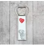 Chesapeake Bay Retriever, Chessie - bottle opener with a dog, personalized fridge opener, unique gift for a man by Art-Dog brand