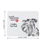 Terrier Tchèque, Cesky Terrier - tapis de souris personnalisé avec impression, tapis de souris personnalisé avec chien, accessoire unique pour employé de bureau de la marque Art-Dog
