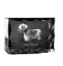 Terrier Tchèque, Cesky Terrier - cristal avec photo de chien, statuette en verre avec photo, cadre exceptionnel avec photo de la marque Art-Dog