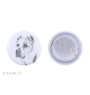 Central Asia Shepherd Dog, Central Asian Shepherd Dog - pin with your dog, add your own photo, Art-Dog brand