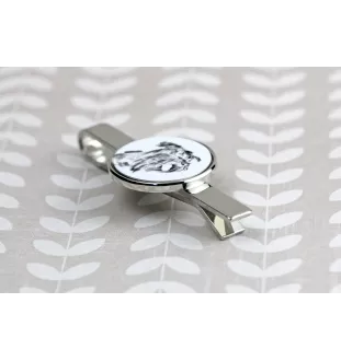 Tschechischer Terrier,   Böhmischer Terrier, Český Teriér - Krawattenklammer mit Hund, personalisierter Krawattenclip, einzigartiges Geschenk für Männer von der Marke Art-Dog