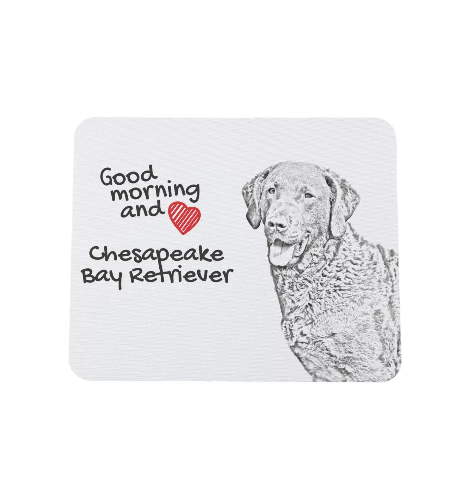 Chesapeake Bay Retriever, Chessie - mouse pad with print, personalized dog-themed mouse pad, unique gadget for an office worker by Art-Dog brand