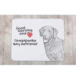 Retriever de la baie de Chesapeake - tapis de souris personnalisé avec impression, tapis de souris personnalisé avec chien, accessoire unique pour employé de bureau de la marque Art-Dog