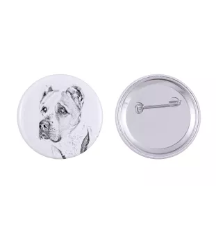 Mittelasiatischer Schäferhund, Zentralasiatischer Owtscharka - Anstecknadel mit Ihrem Hund, fügen Sie Ihr eigenes Foto hinzu, Marke Art-Dog