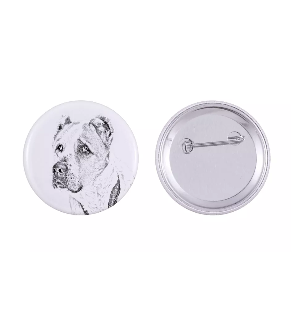 Mittelasiatischer Schäferhund, Zentralasiatischer Owtscharka - Anstecknadel mit Ihrem Hund, fügen Sie Ihr eigenes Foto hinzu, Marke Art-Dog