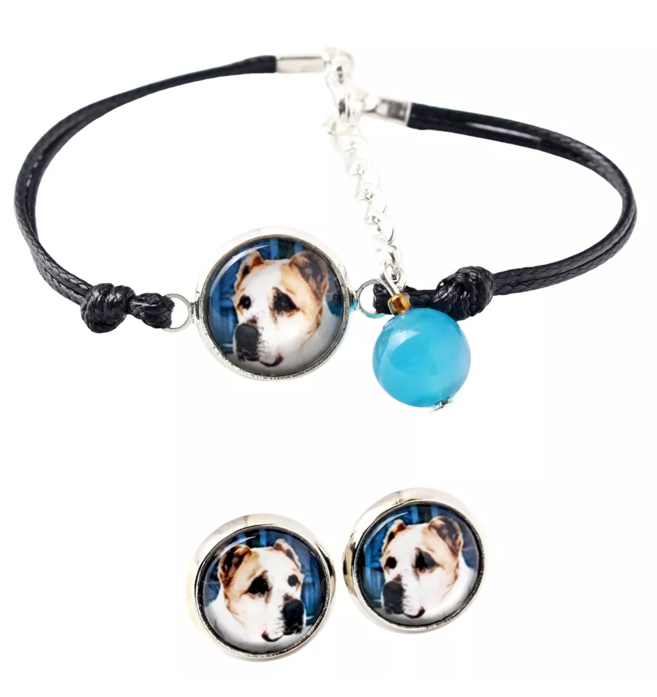 Mittelasiatischer Schäferhund, Zentralasiatischer Owtscharka - Schmuckset mit Ihrem Foto, Schmuckstück für Frauen, handgefertigtes Produkt, handgefertigtes Produkt mit Leidenschaft für die Marke Art-D