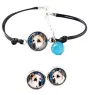 Central Asia Shepherd Dog, Central Asian Shepherd Dog - a set of jewelry with your photo, a woman's ornament, handmade item, a product made with passion for creating the Art-Dog brand.