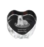 Central Asia Shepherd Dog, Central Asian Shepherd Dog - a photo of a dog in crystal, crystal heart, unique photo frame from the Art-Dog brand
