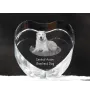 Central Asia Shepherd Dog, Central Asian Shepherd Dog - a photo of a dog in crystal, crystal heart, unique photo frame from the Art-Dog brand
