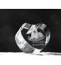Central Asia Shepherd Dog, Central Asian Shepherd Dog - a photo of a dog in crystal, crystal heart, unique photo frame from the Art-Dog brand