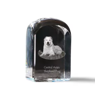 Owczarek środkowoazjatycki kryształ pieczątka pięczątka z psem Art-Dog