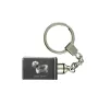 Cesky Terrier, Czech Terrier, Bohemian Terrier - Crystal key ring with dog photo, illuminated key ring, unique gift by Art-Dog brand