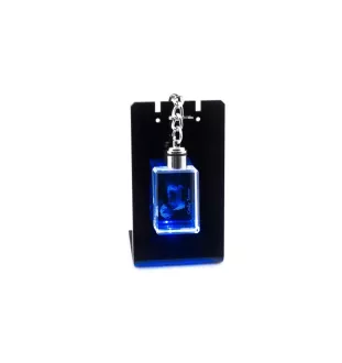 Terrier Tchèque, Cesky Terrier - Porte-clés en cristal avec photo de chien, porte-clés lumineux, cadeau unique de la marque Art-Dog