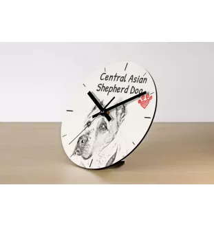 Retriever de la baie de Chesapeake - horloge murale avec chien, horloge de table avec impression, décoration personnalisée de la maison de la marque Art-Dog