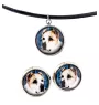Central Asia Shepherd Dog, Central Asian Shepherd Dog - jewelry with your photo box, set of necklace and earrings, personalized products from the Art-Dog brand