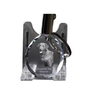 Chesapeake Bay Retriever brelok do kluczy owalny z koniem Art-Dog