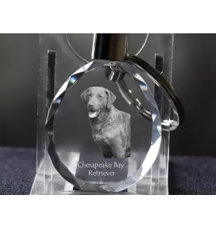Chesapeake Bay Retriever brelok do kluczy owalny z koniem Art-Dog